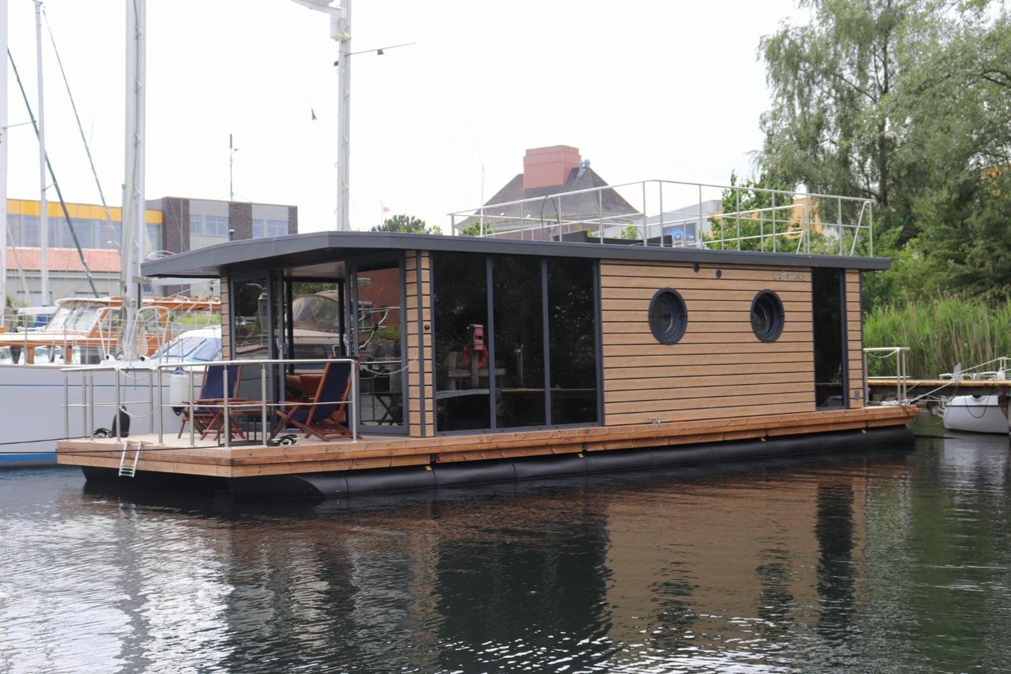 Hotel Houseboat Leni, Flensburg Exterior foto