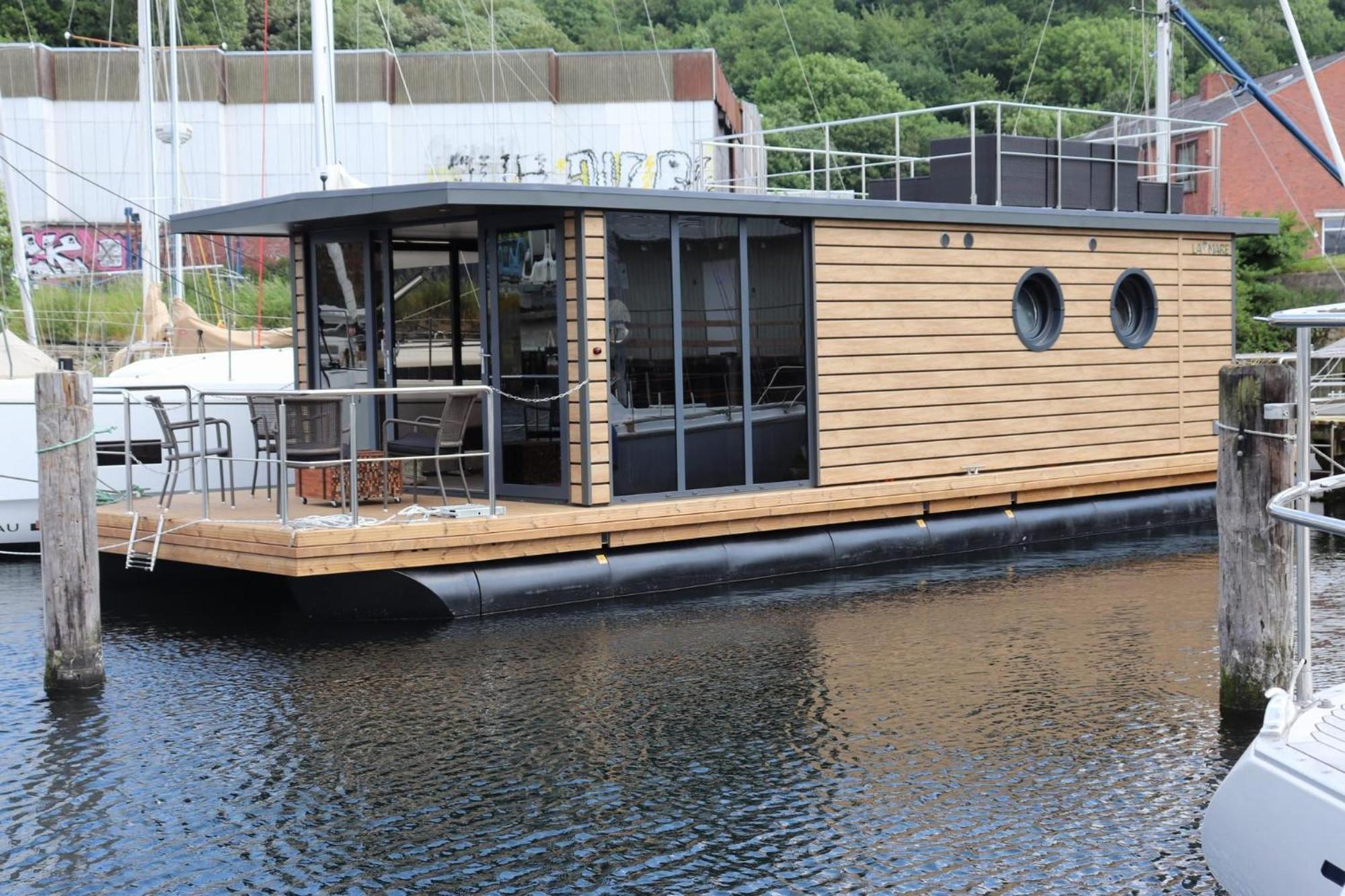 Hotel Houseboat Leni, Flensburg Exterior foto