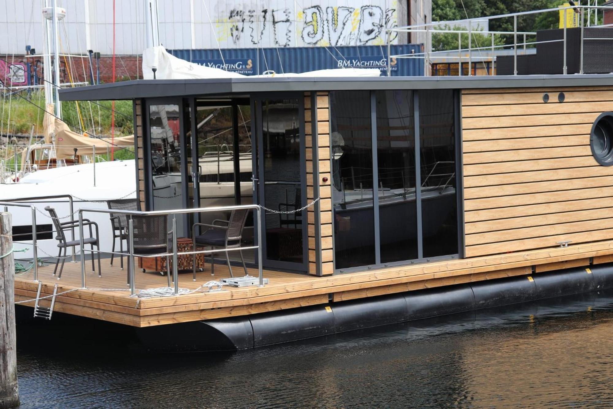 Hotel Houseboat Leni, Flensburg Exterior foto