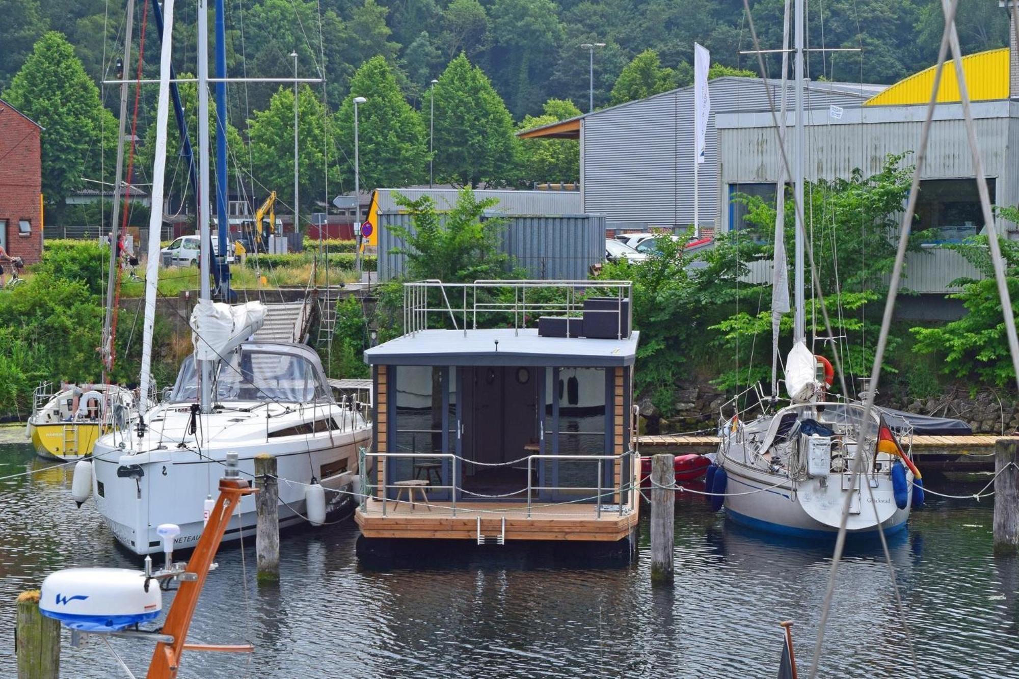 Hotel Houseboat Leni, Flensburg Exterior foto