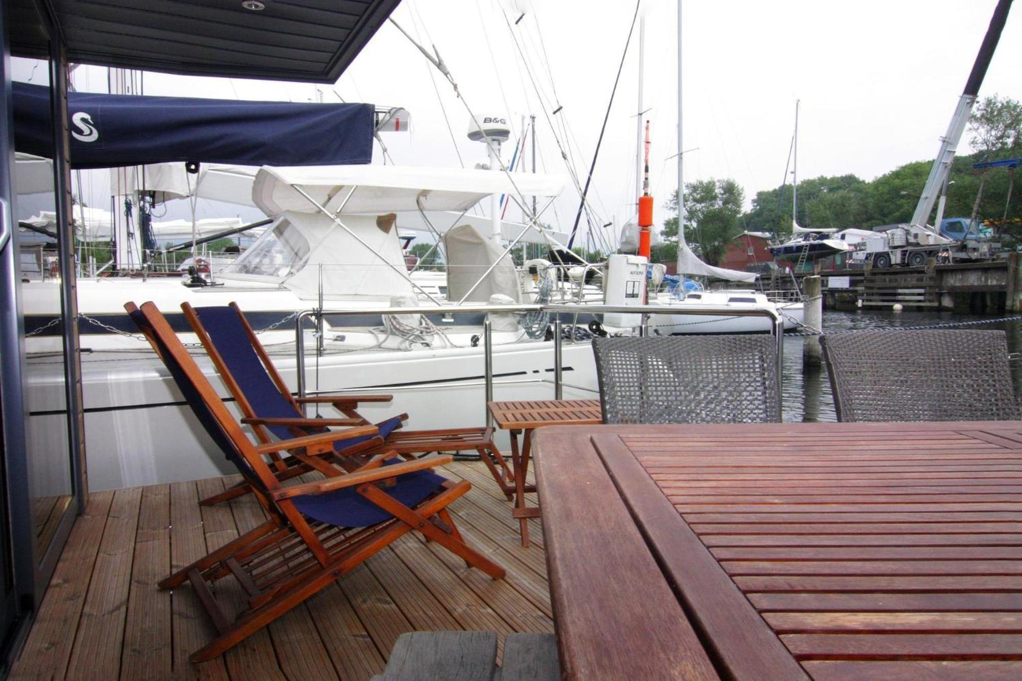 Hotel Houseboat Leni, Flensburg Exterior foto